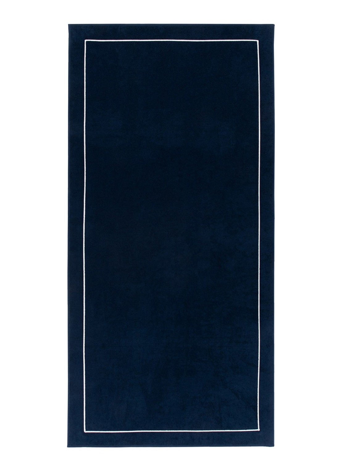 Yves Delorme Croisiere strandlaken  - 480 gr/m2 - 92 x 200 cm - voorkant 4 donkerblauw