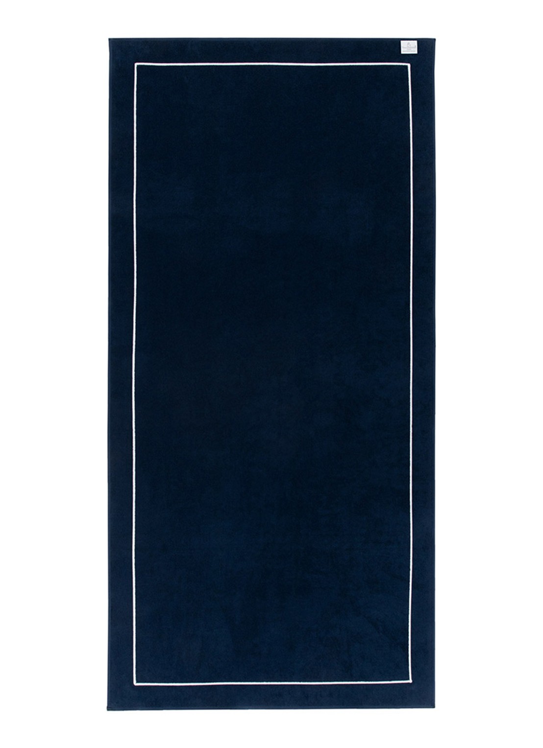 Yves Delorme Croisiere strandlaken  - 480 gr/m2 - 92 x 200 cm - voorkant 5 donkerblauw