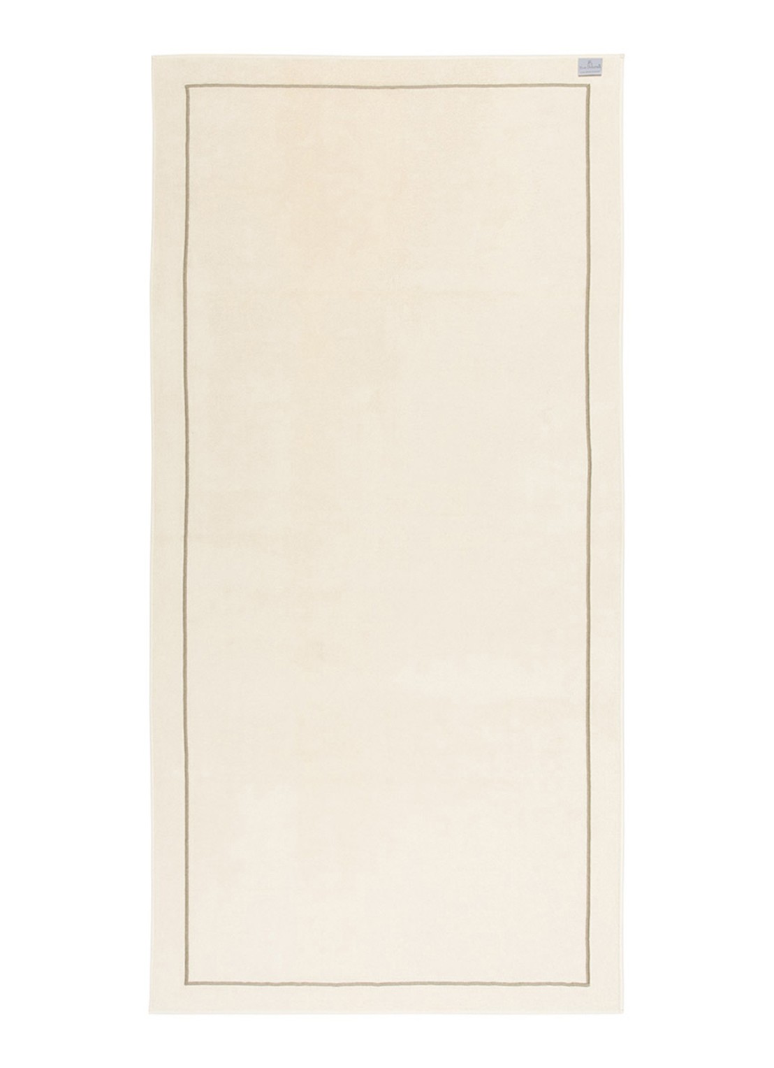 Yves Delorme Croisiere strandlaken  - 480 gr/m2 - 92 x 200 cm - achterkant 7 creme