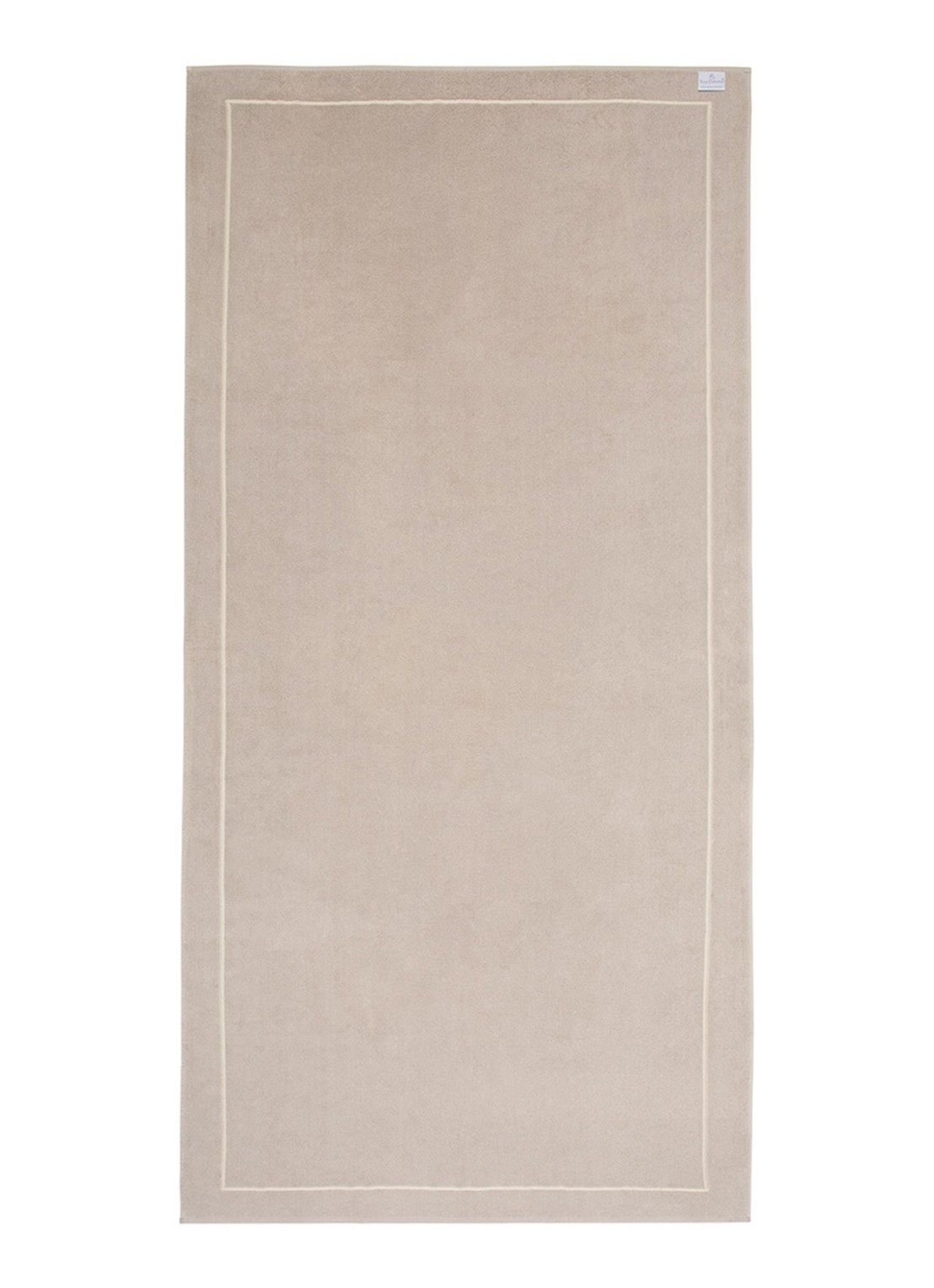 Yves Delorme Croisiere strandlaken  - 480 gr/m2 - 92 x 200 cm - voorkant 5 lichtbruin