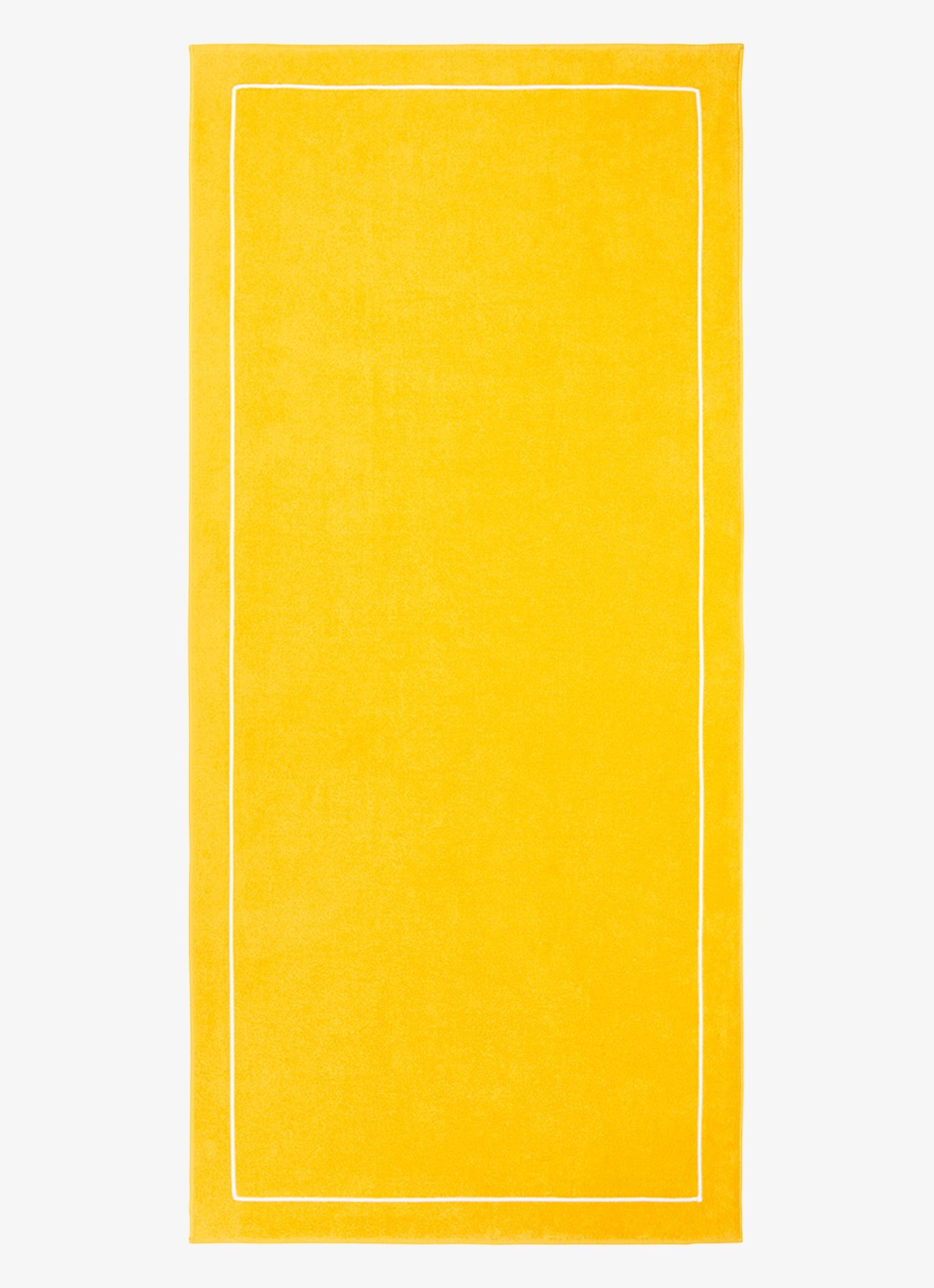 Yves Delorme Croisiere strandlaken  - 480 gr/m2 - 92 x 200 cm - achterkant geel