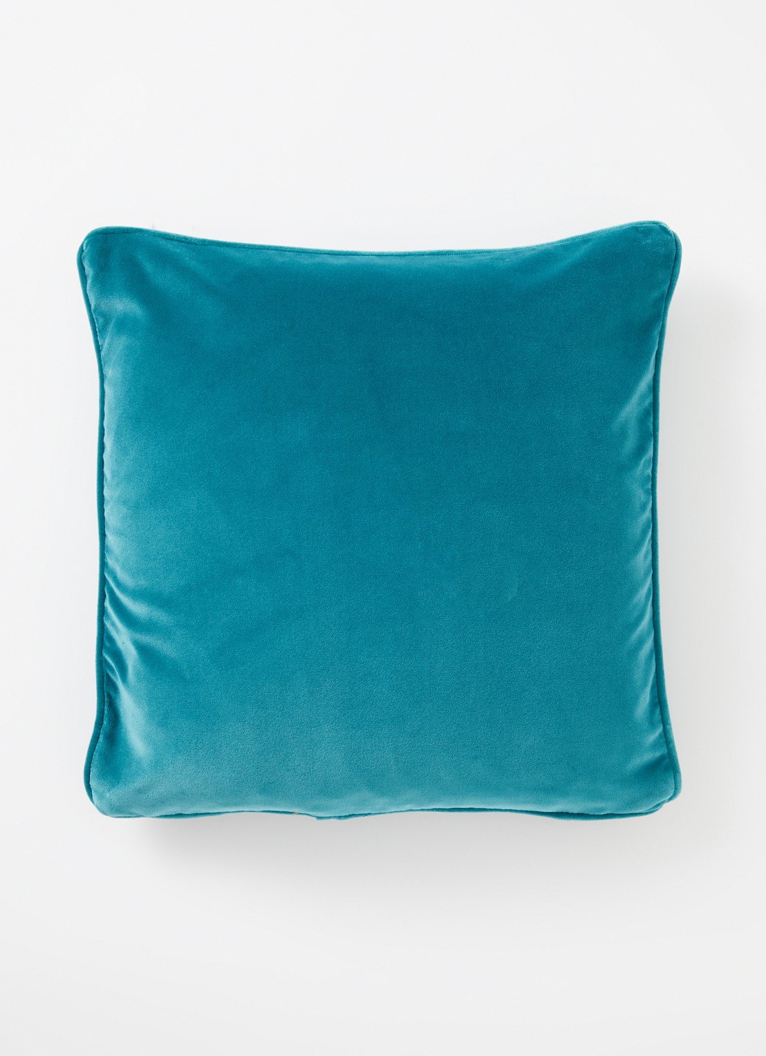 Yves Delorme Divan sierkussenhoes van fluweel - detail 5 petrol