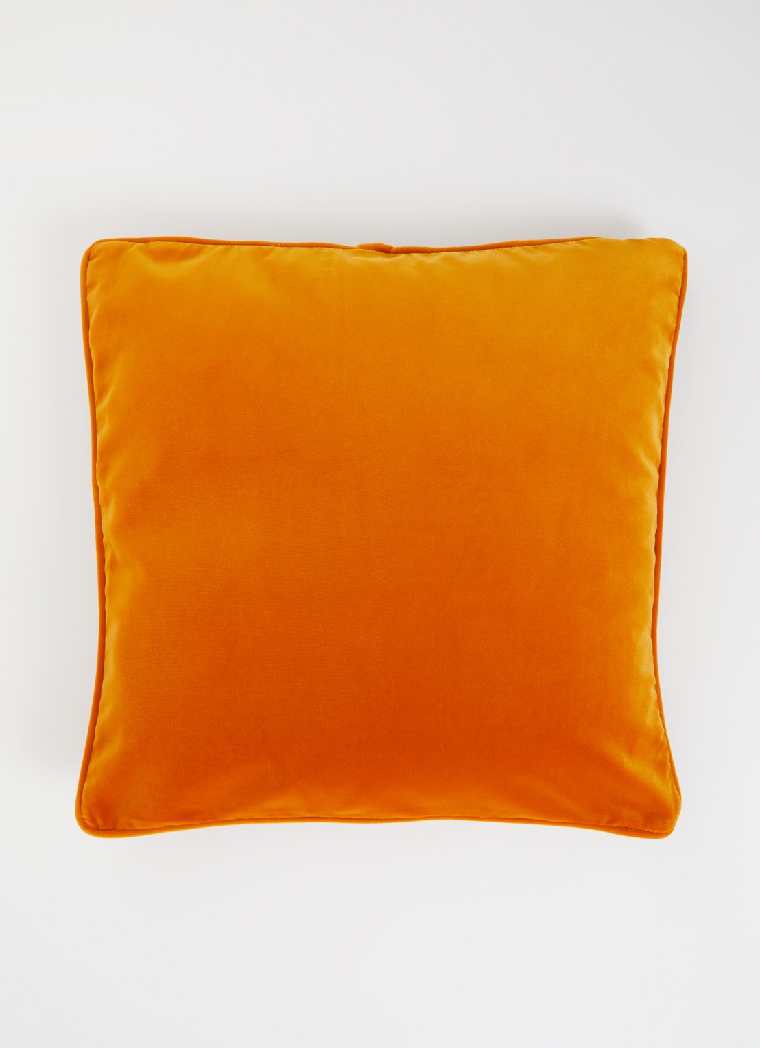 Yves Delorme Divan sierkussenhoes van fluweel - detail 3 orange