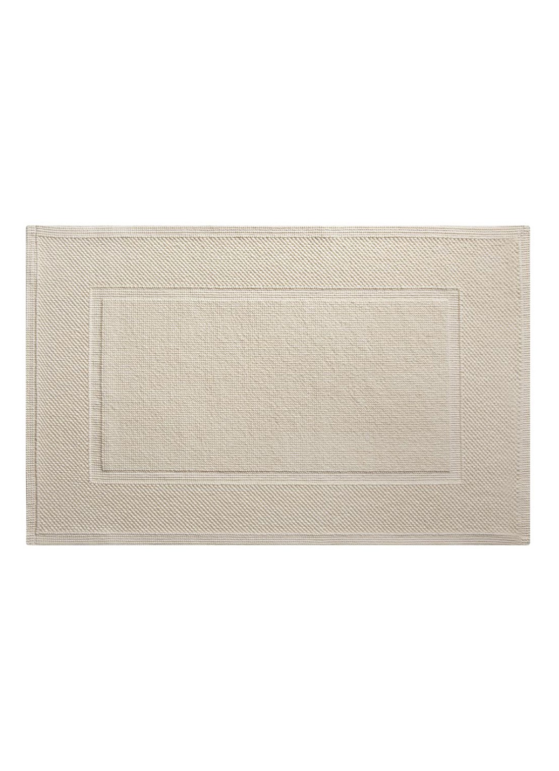 Yves Delorme Eden badmat - 60 x 90 cm - voorkant beige