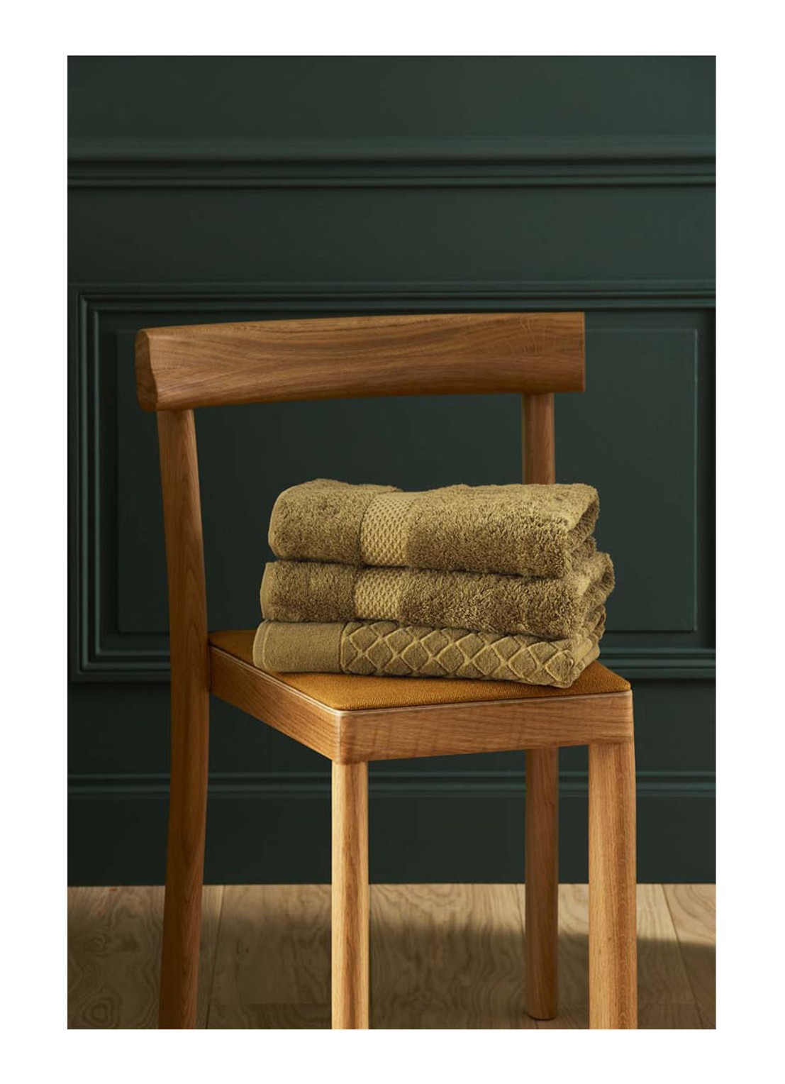 Yves Delorme Etoile badhanddoek - 700g/m2 - 70 x 140 cm - detail 6 brons