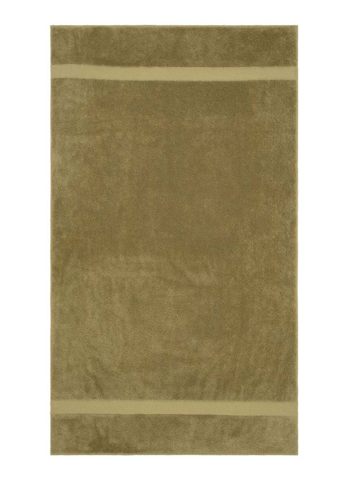 Yves Delorme Etoile badhanddoek - 700g/m2 - 70 x 140 cm - voorkant brons