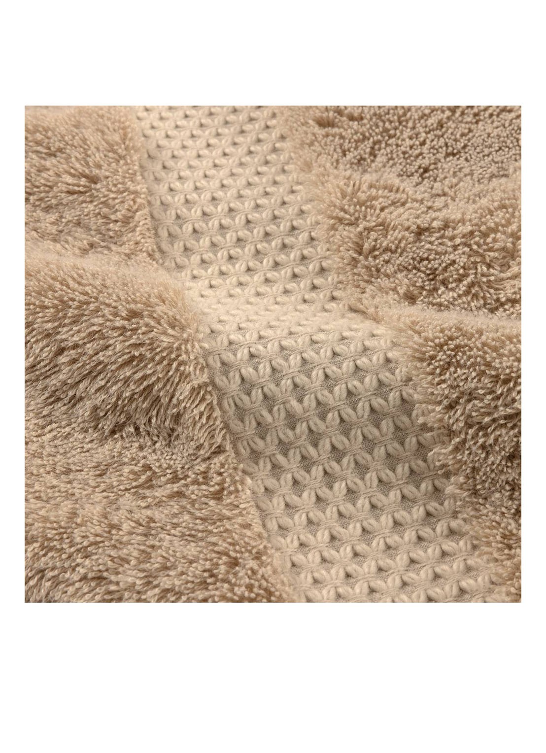 Yves Delorme Etoile badhanddoek - 700g/m2 - 70 x 140 cm - voorkant 4 beige
