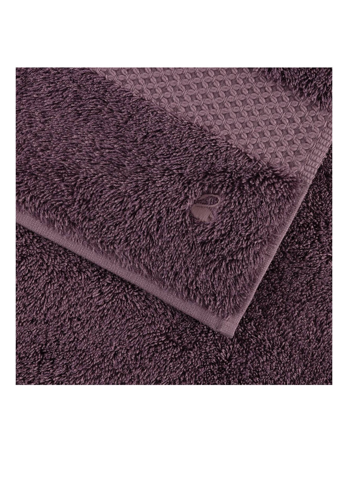 Yves Delorme Etoile badhanddoek - 700g/m2 - 70 x 140 cm - detail lila