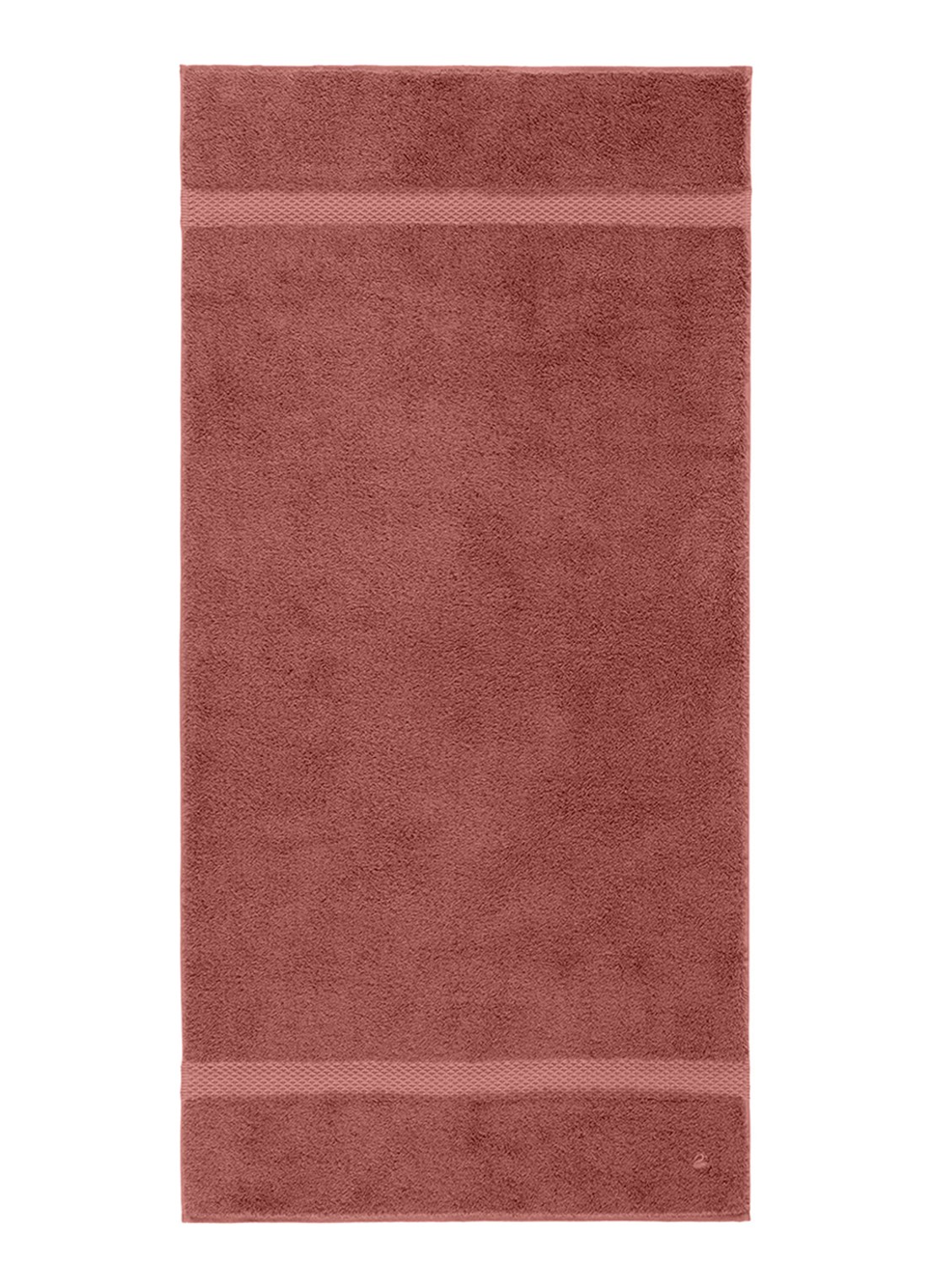 Yves Delorme Etoile badhanddoek - 700g/m2 - 70 x 140 cm - voorkant 2 oudroze
