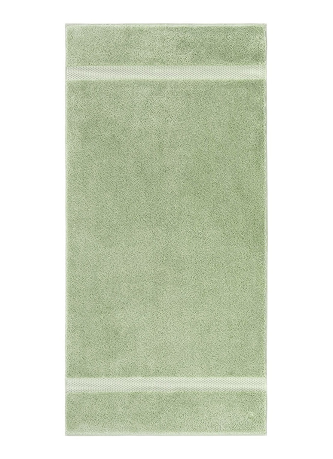 Yves Delorme Etoile badhanddoek - 700g/m2 - 70 x 140 cm - voorkant 3 lindegroen