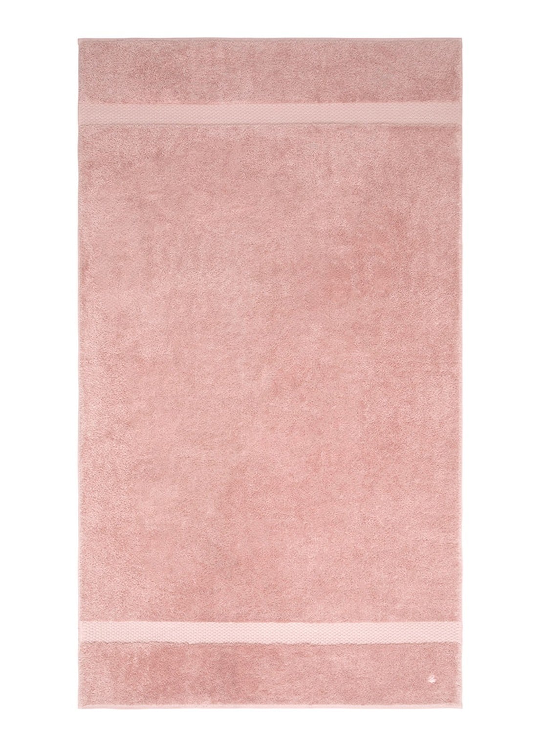 Yves Delorme Etoile badlaken - 700 gr/m2 - 92 x 160 cm - voorkant 3 roze