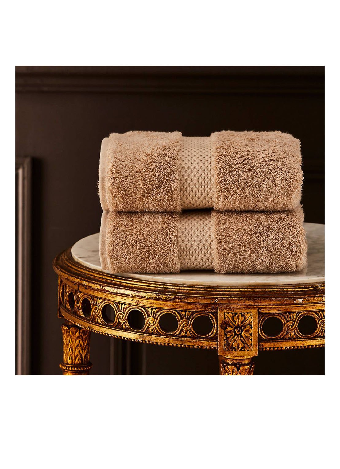 Yves Delorme Etoile badlaken - 700 gr/m2 - 92 x 160 cm - detail 3 beige