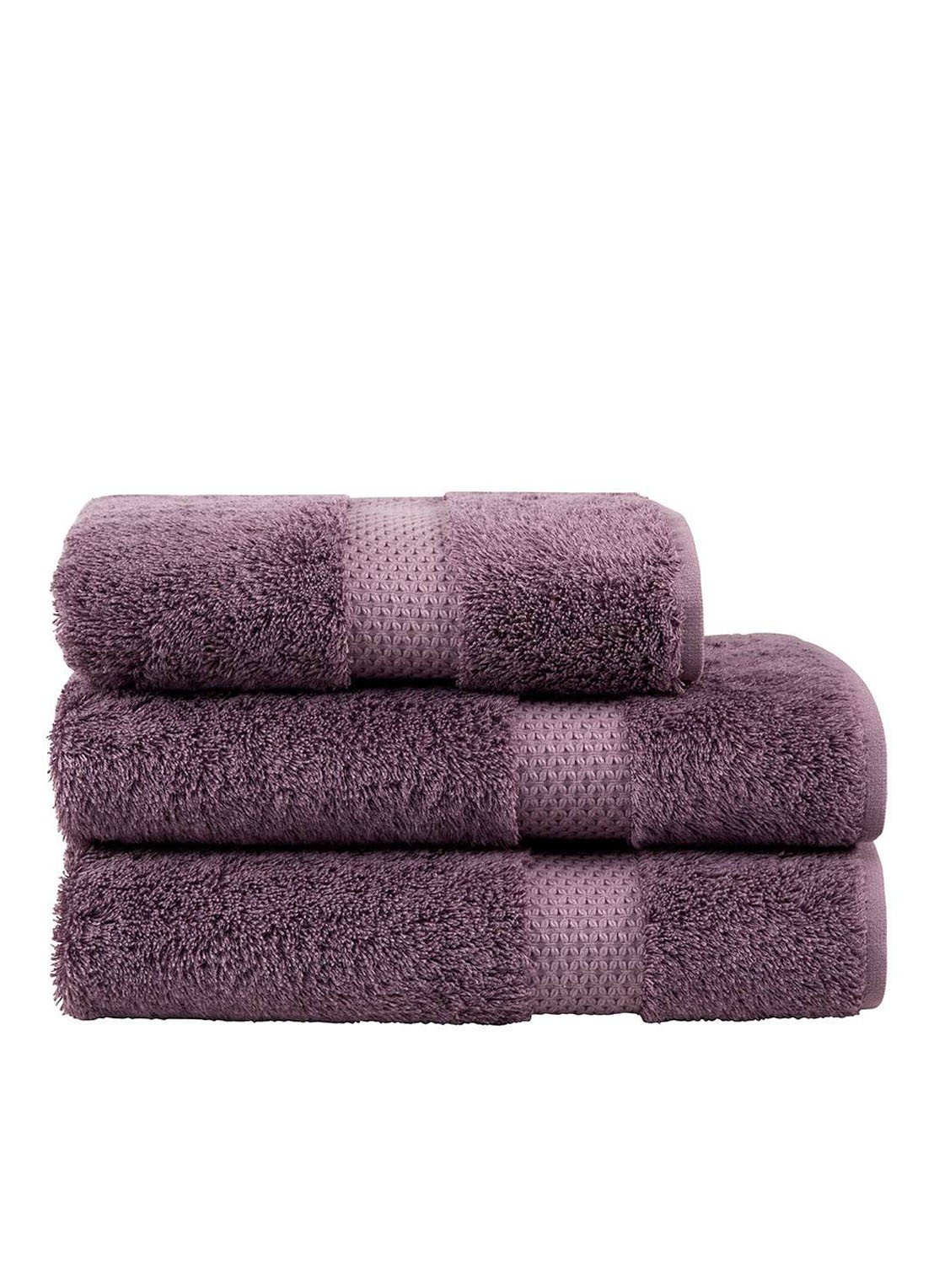 Yves Delorme Etoile badlaken - 700 gr/m2 - 92 x 160 cm - detail 4 paars