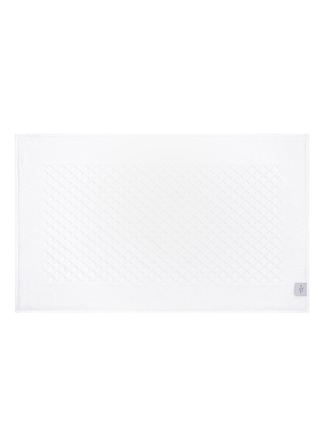 Yves Delorme Etoile badmat 55 x 90 cm - voorkant 2 wit