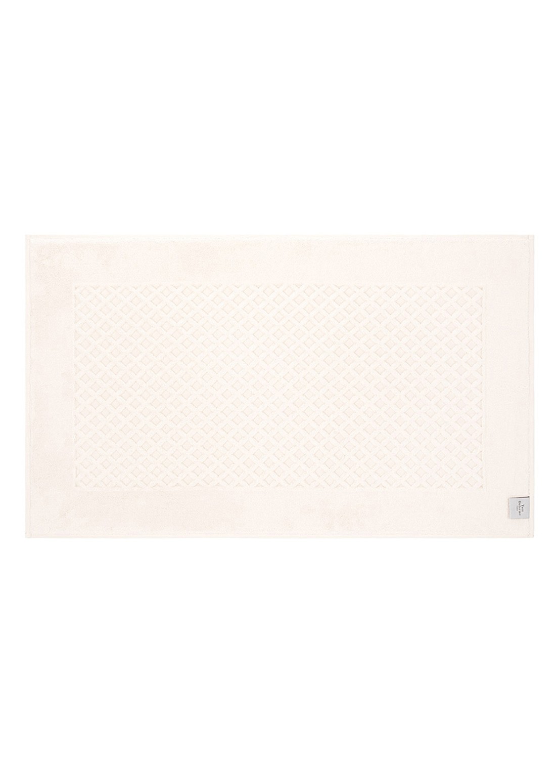 Yves Delorme Etoile badmat 55 x 90 cm - voorkant 3 vanillegeel