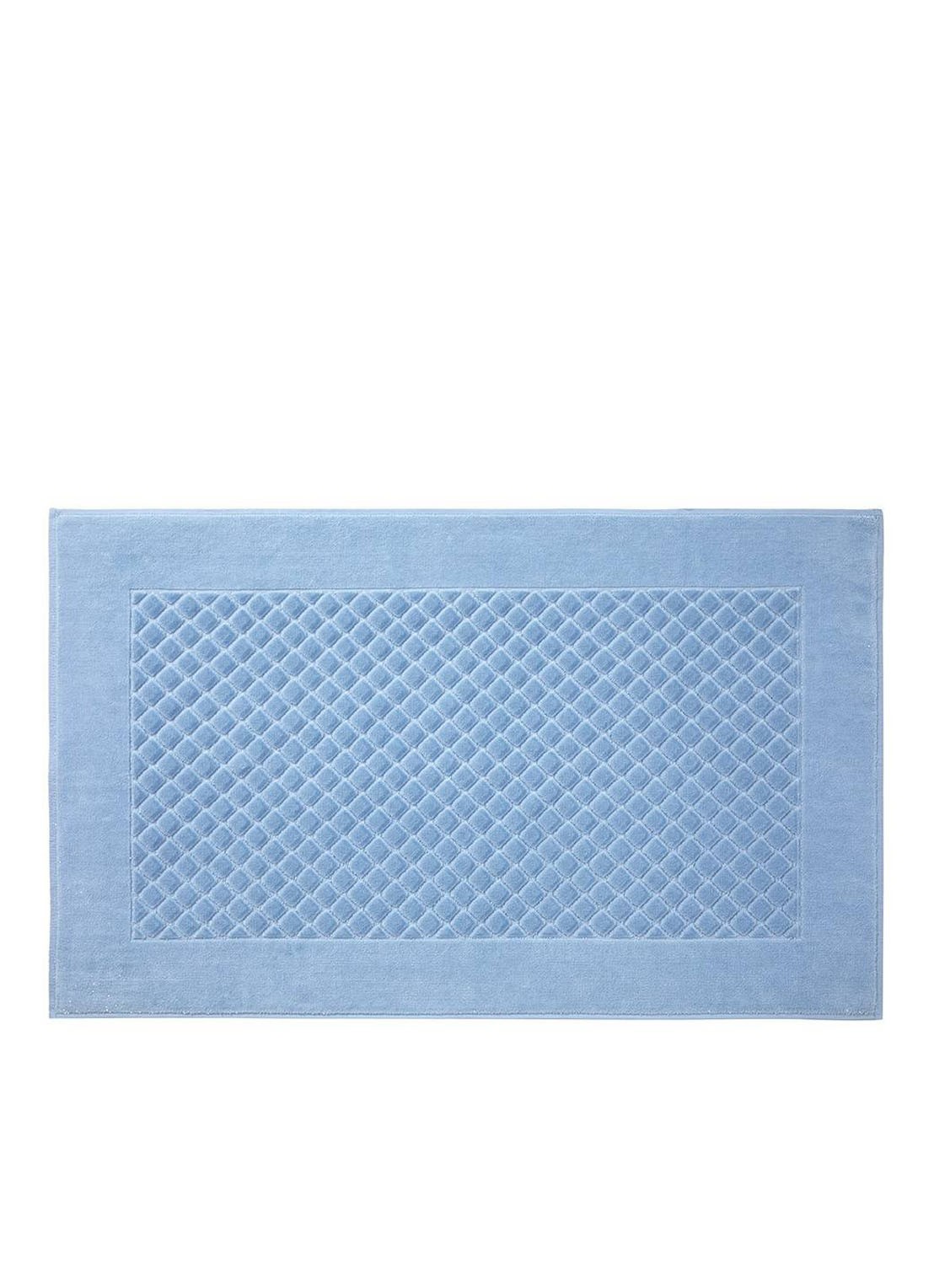 Yves Delorme Etoile badmat 55 x 90 cm - voorkant 2 blauw