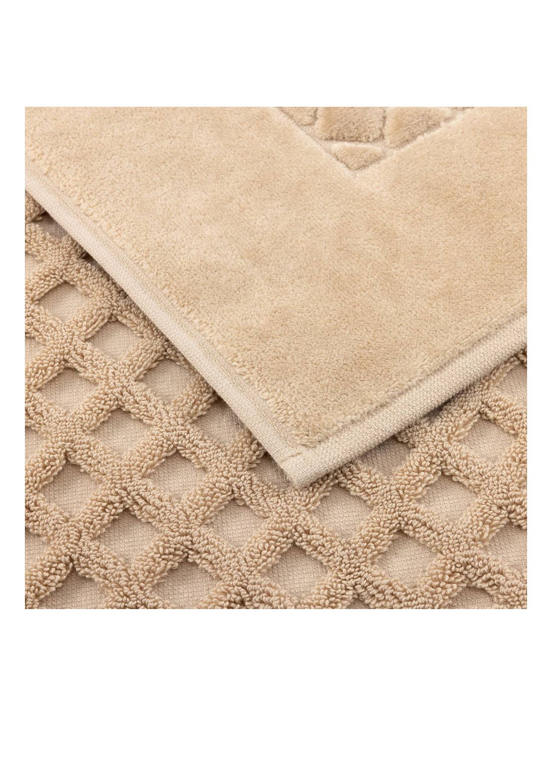 Yves Delorme Etoile badmat 55 x 90 cm - detail beige