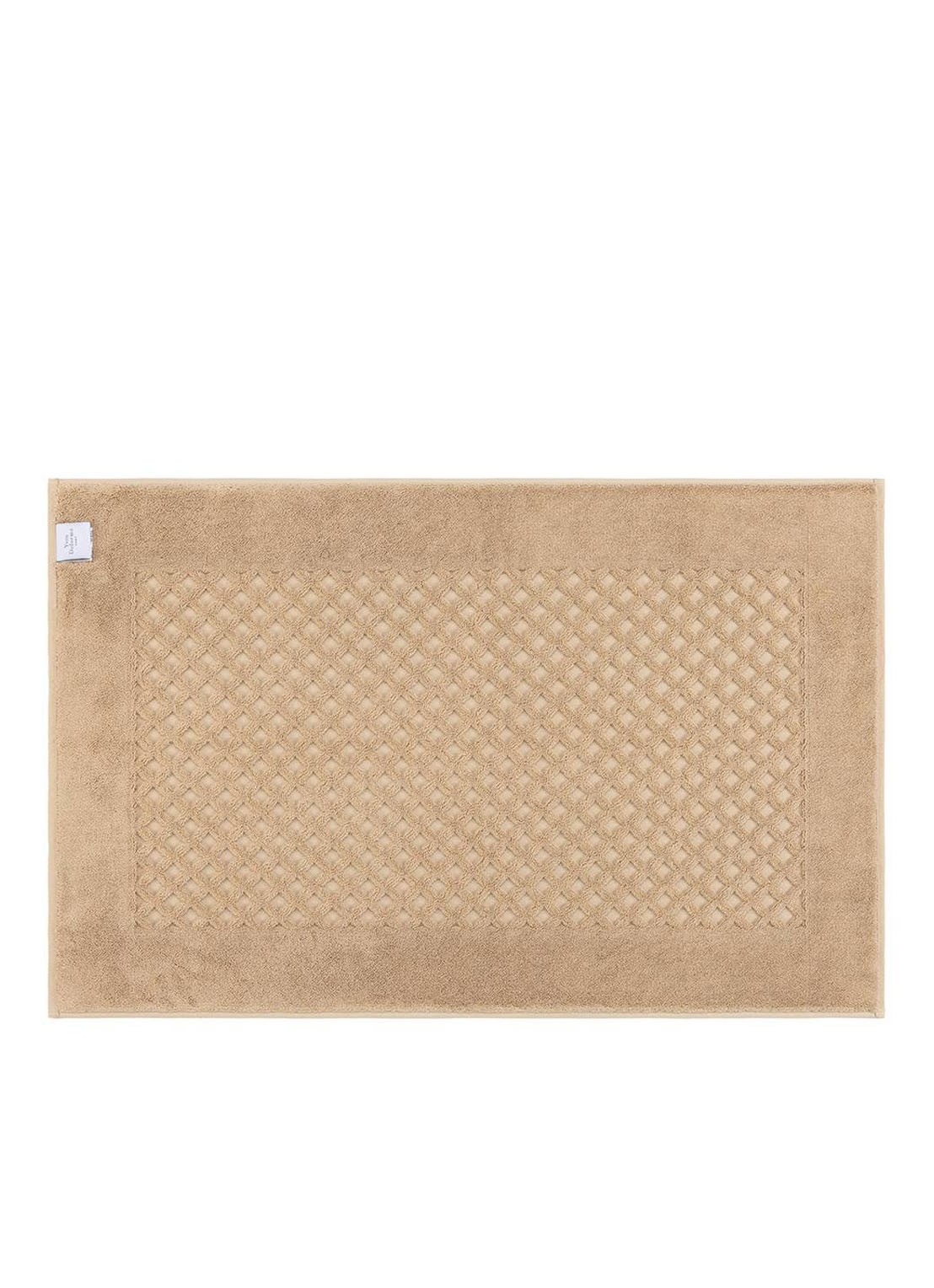 Yves Delorme Etoile badmat 55 x 90 cm - voorkant 4 beige