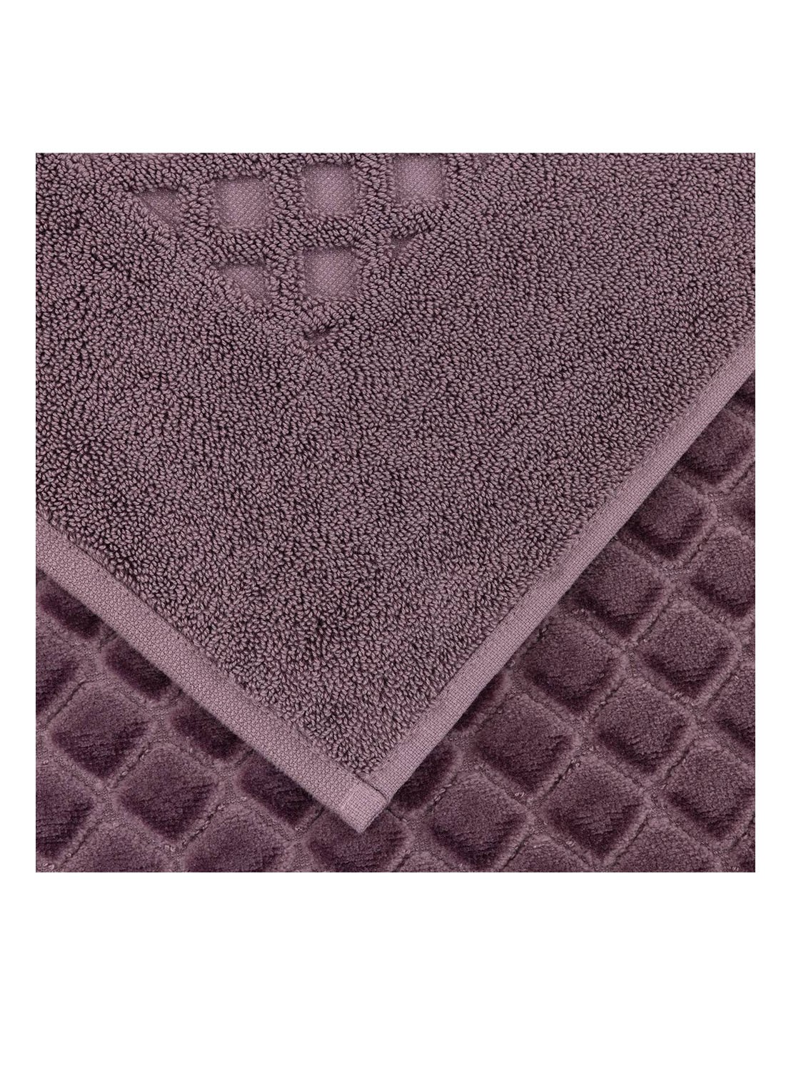 Yves Delorme Etoile badmat 55 x 90 cm - detail 4 paars