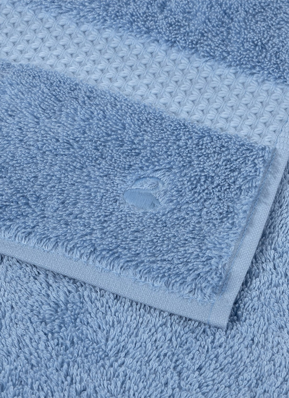 Yves Delorme Etoile badserie 700 gr/m2 - achterkant 3 blauw