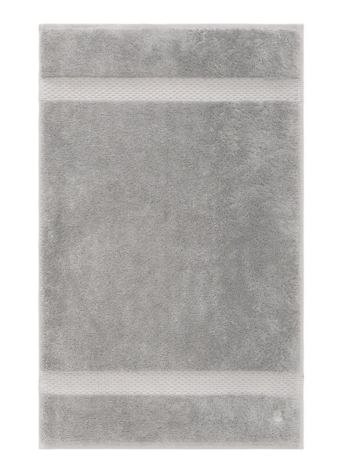 Yves Delorme Etoile gastendoek - 700 gr/m2 - 45 x 70 cm - voorkant middengrijs