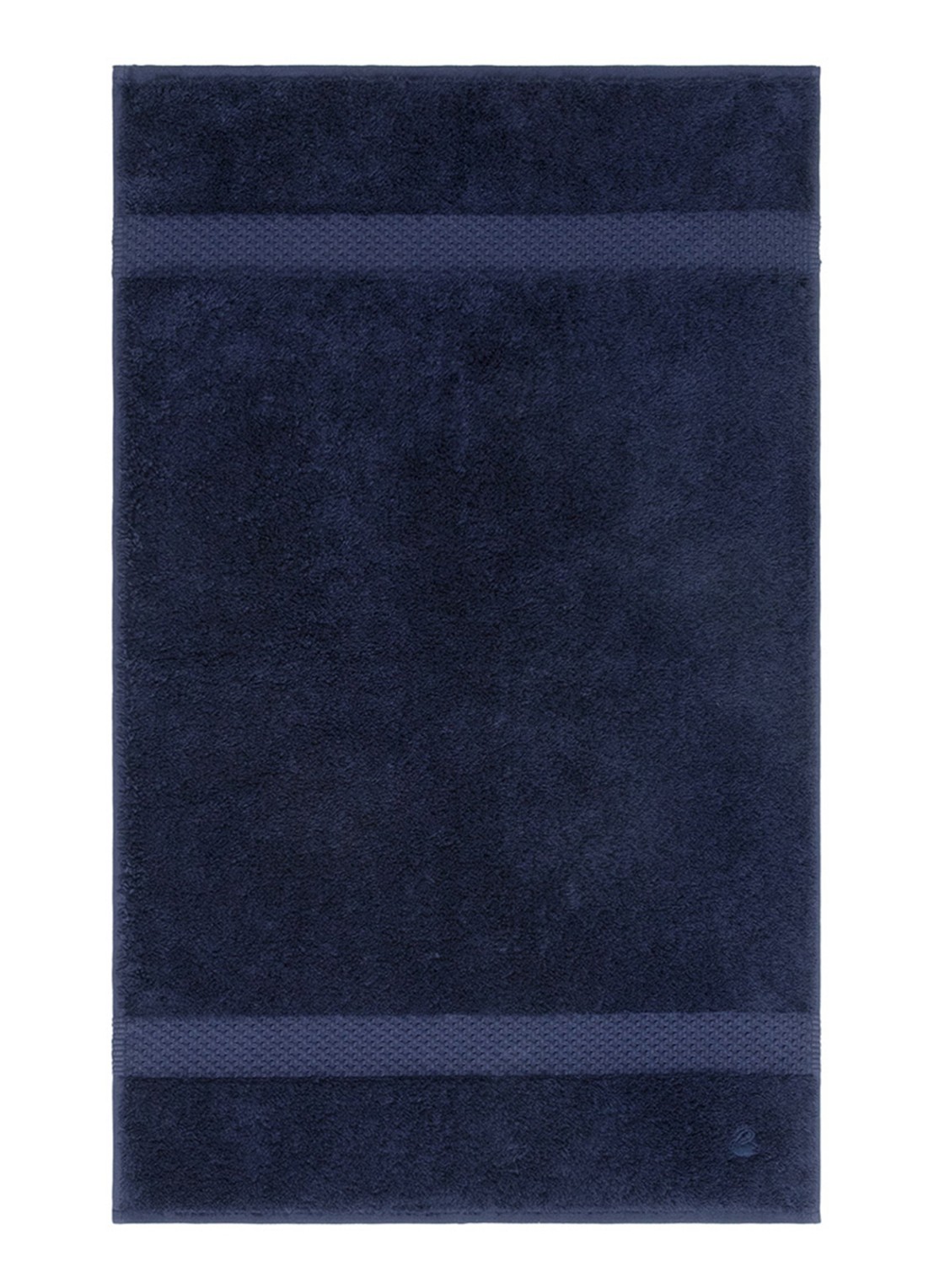 Yves Delorme Etoile gastendoek - 700 gr/m2 - 45 x 70 cm - voorkant donkerblauw