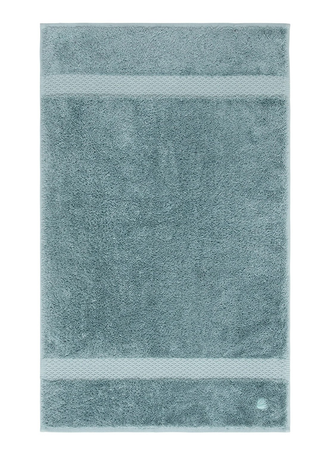 Yves Delorme Etoile gastendoek - 700 gr/m2 - 45 x 70 cm - voorkant staalblauw