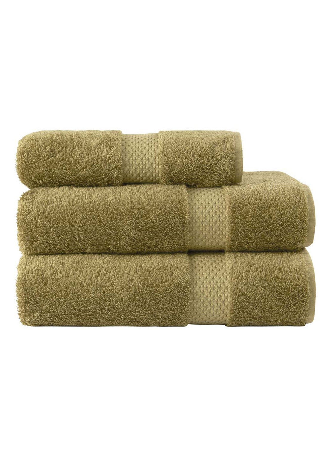 Yves Delorme Etoile gastendoek - 700 gr/m2 - 45 x 70 cm - voorkant 2 bruin
