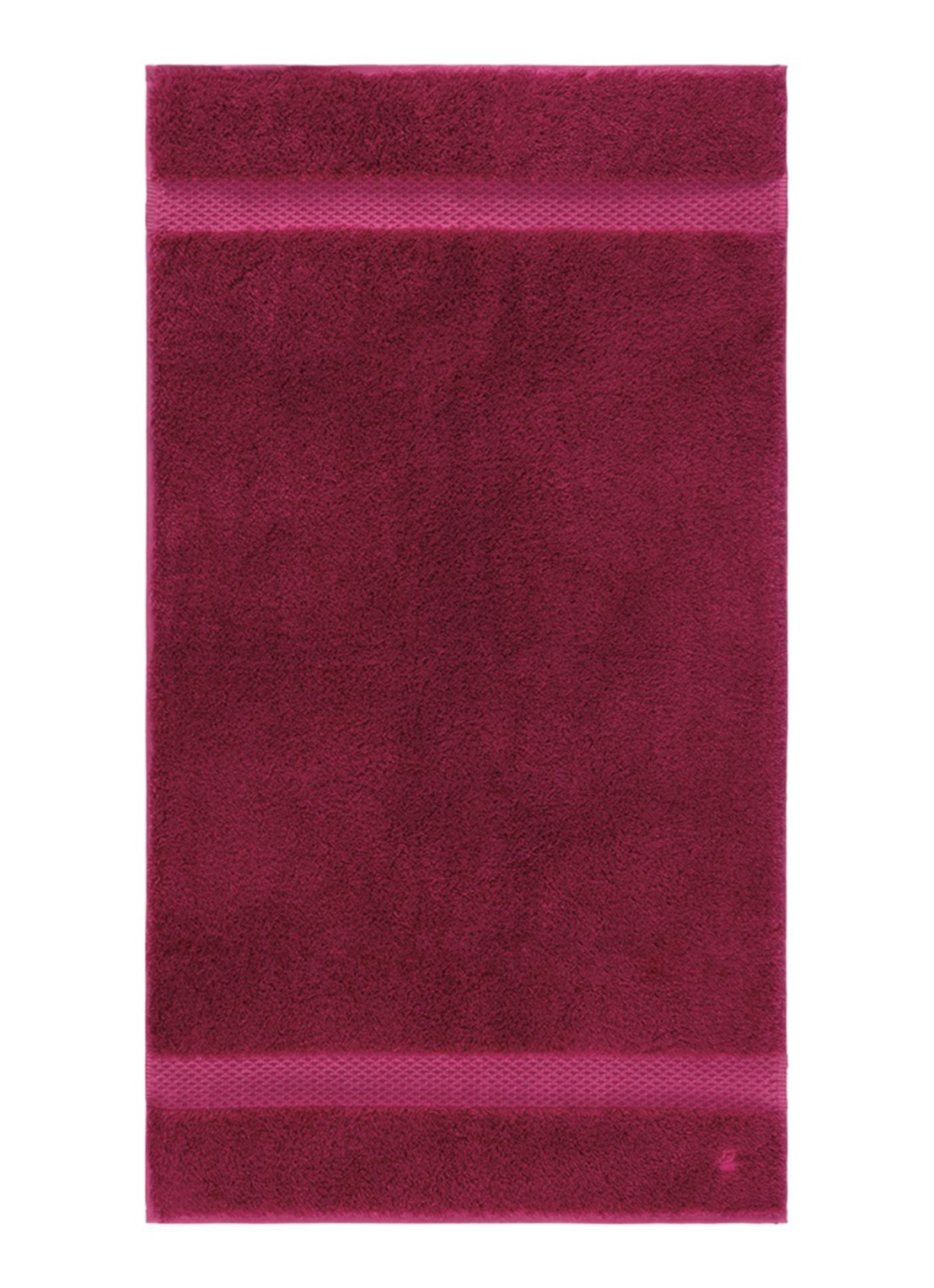 Yves Delorme Etoile gastendoek - 700 gr/m2 - 45 x 70 cm - voorkant 2 fuchsia