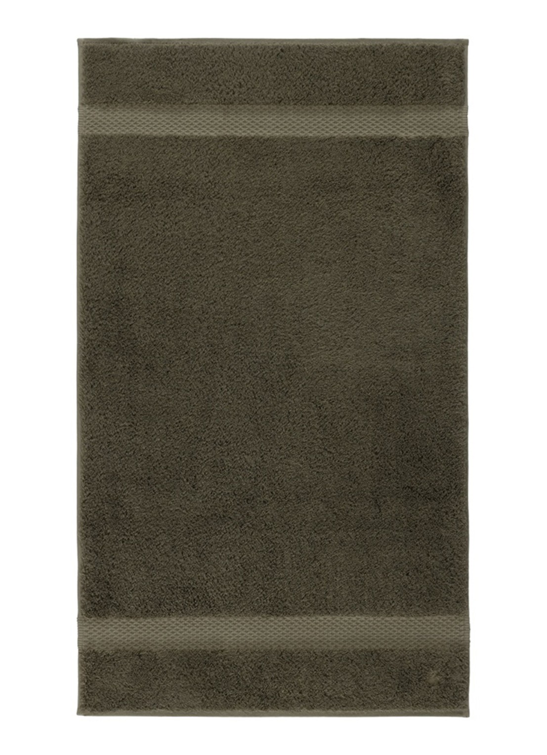 Yves Delorme Etoile gastendoek - 700 gr/m2 - 45 x 70 cm - voorkant 2 khaki