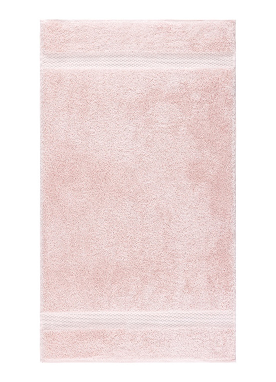Yves Delorme Etoile gastendoek - 700 gr/m2 - 45 x 70 cm - voorkant 2 lichtroze