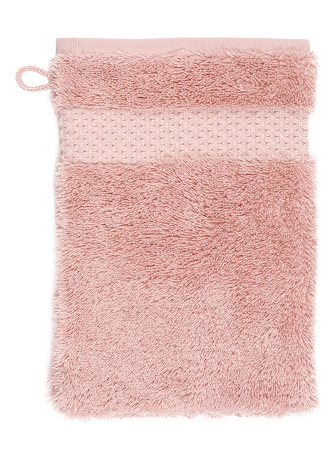 Yves Delorme Etoile washand - 700 gr/m2 - 16 x 22 cm - voorkant roze