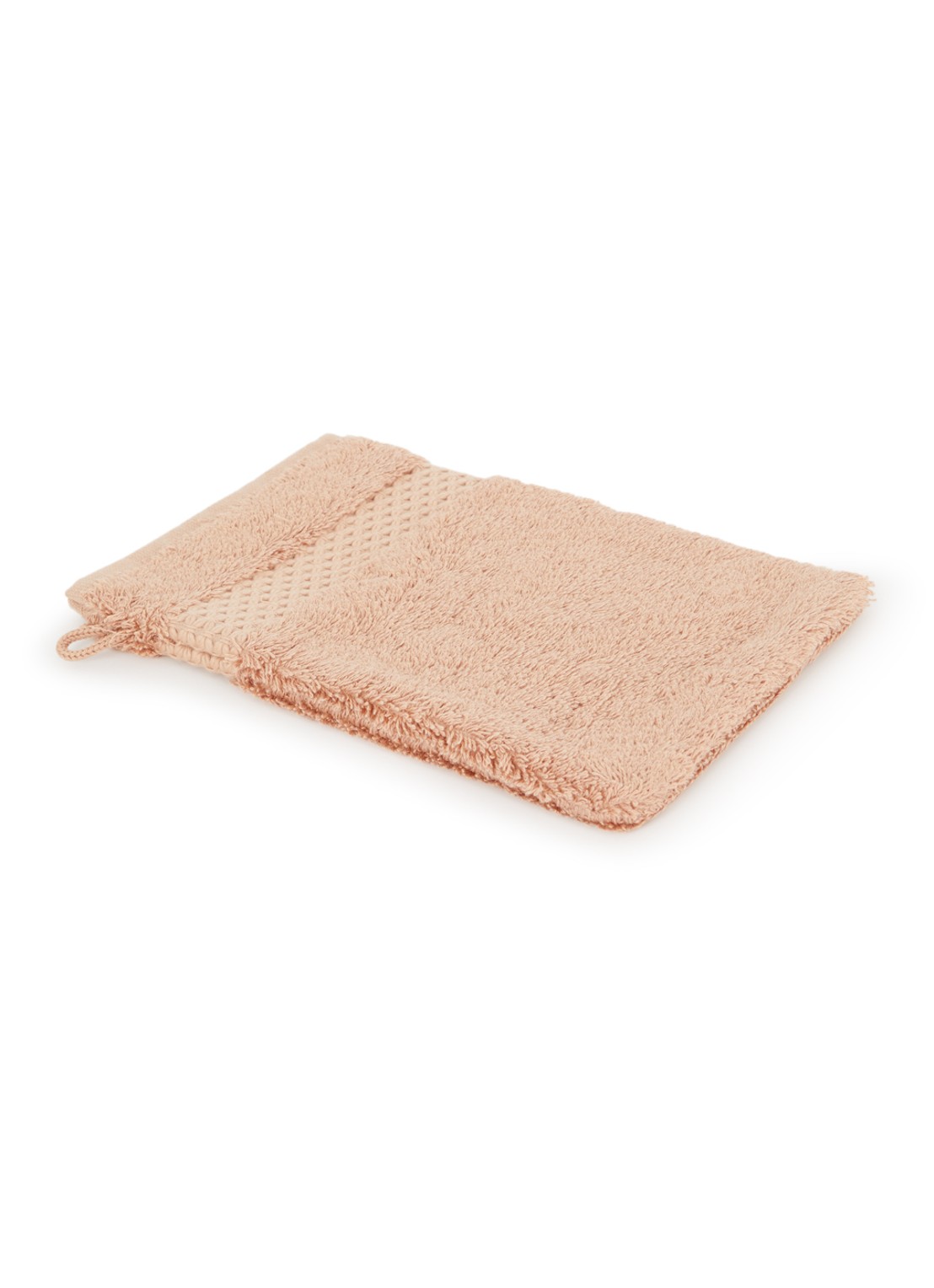 Yves Delorme Etoile washand - 700 gr/m2 - 16 x 22 cm - voorkant abrikoos