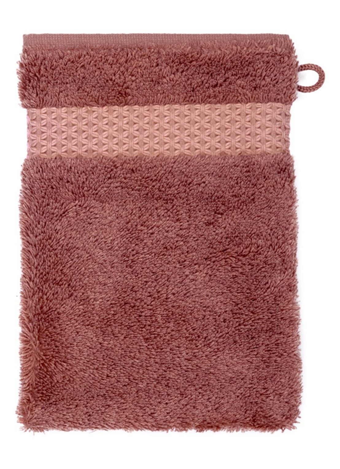 Yves Delorme Etoile washand - 700 gr/m2 - 16 x 22 cm - voorkant 3 lichtroze