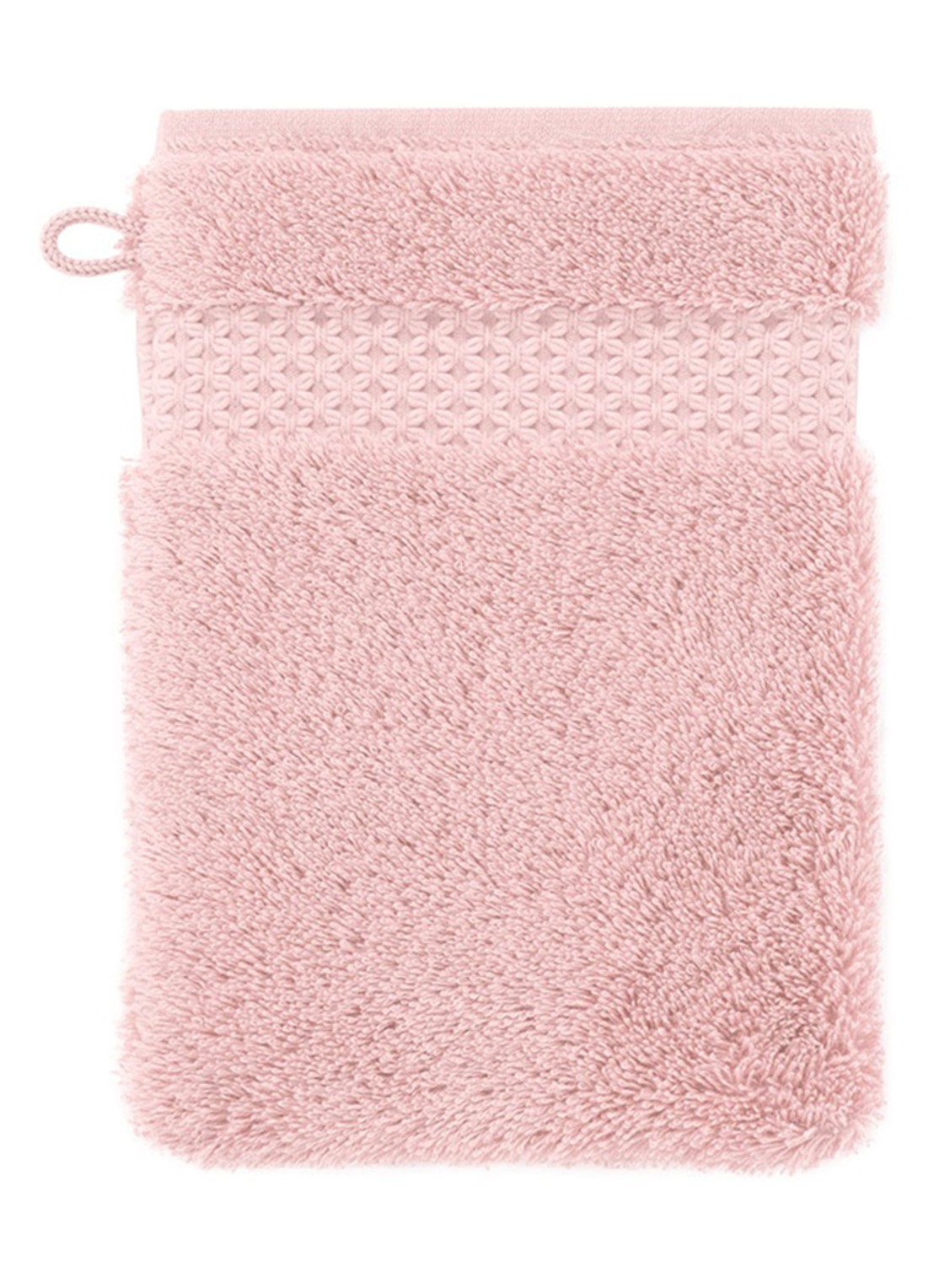 Yves Delorme Etoile washand - 700 gr/m2 - 16 x 22 cm - voorkant perzikroze