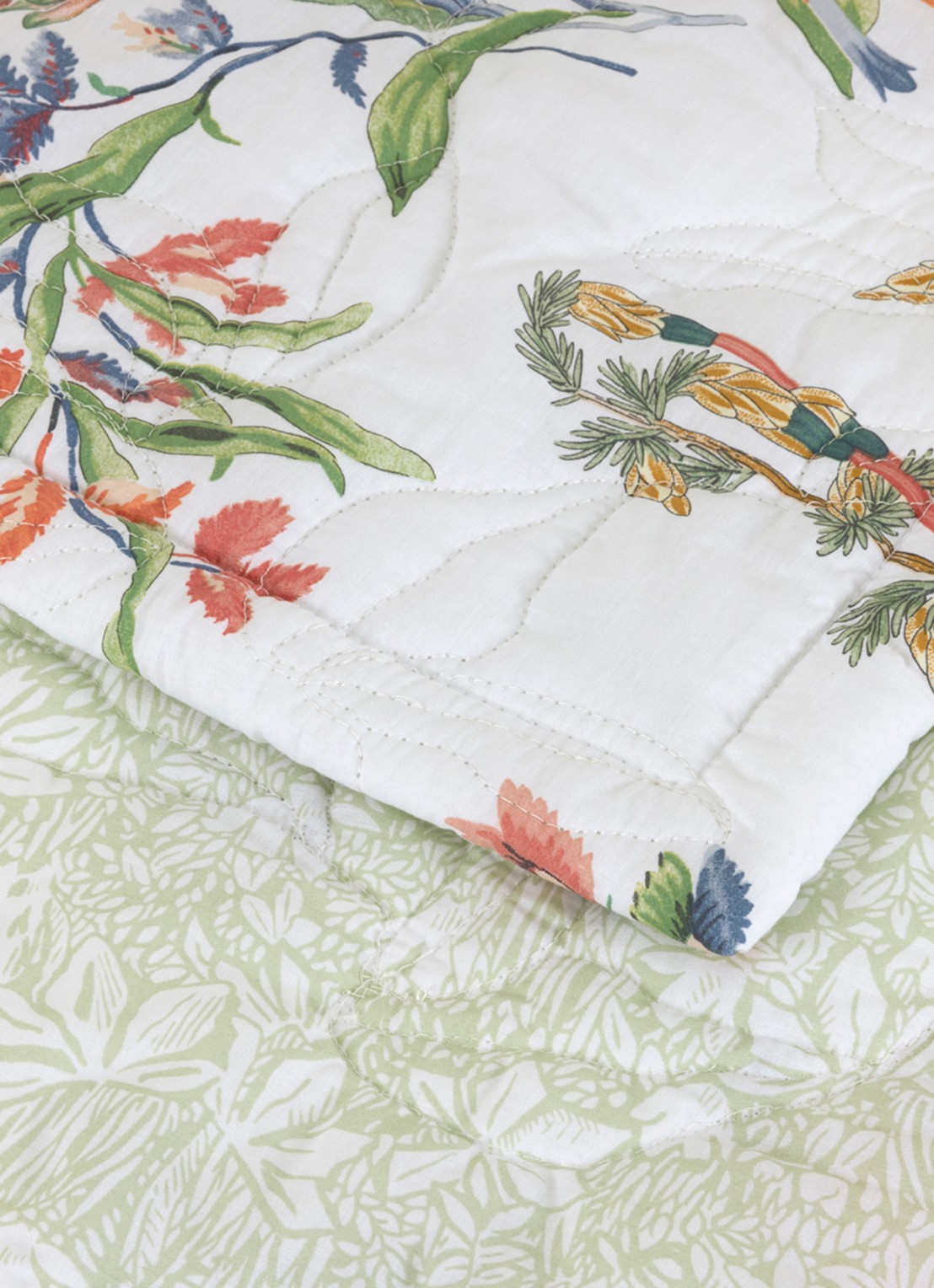 Yves Delorme Eze bedsprei - voorkant 2 wit