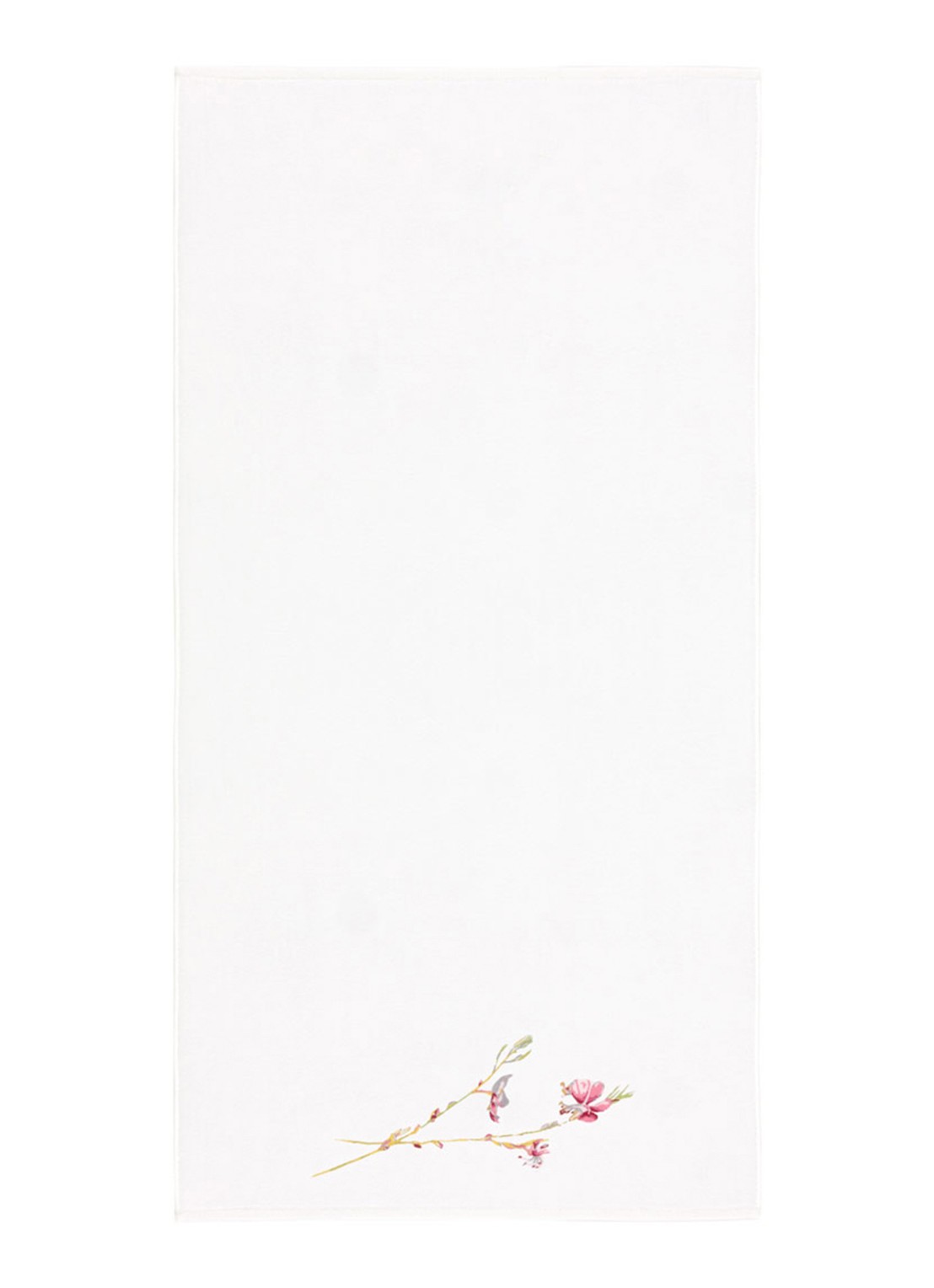 Yves Delorme Gaura badhanddoek - 70 x 40 cm - voorkant wit