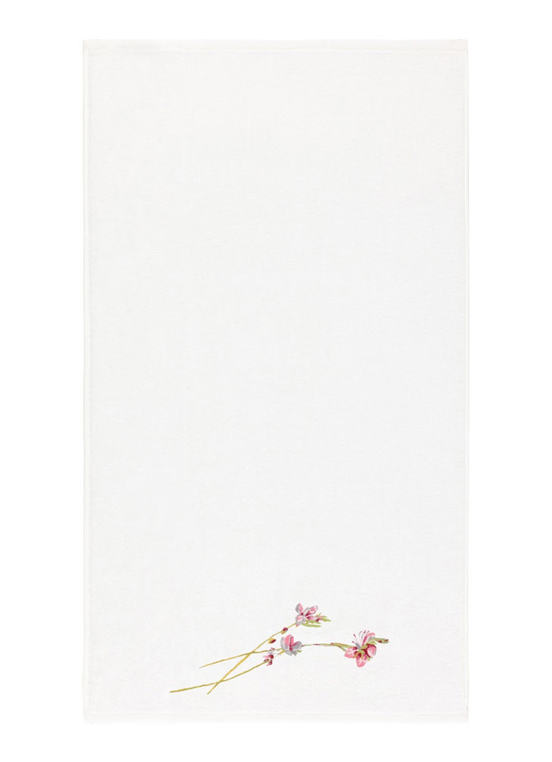 Yves Delorme Gaura gastendoek - 45 x 70 cm - voorkant wit
