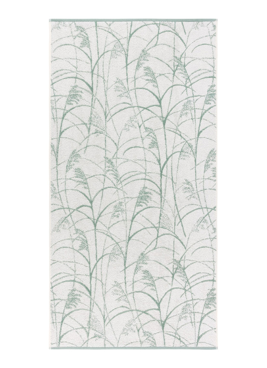 Yves Delorme Graminee badhanddoek - 70 x 140 cm - voorkant 3 gebroken wit