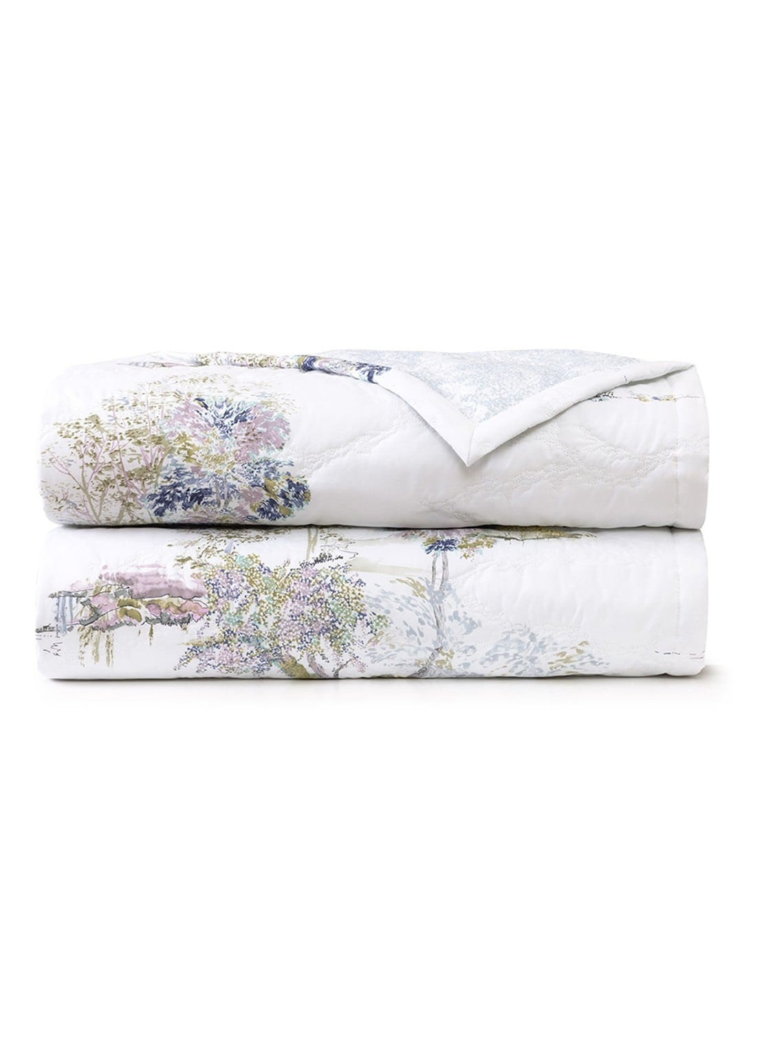 Yves Delorme Lande bedsprei - voorkant wit