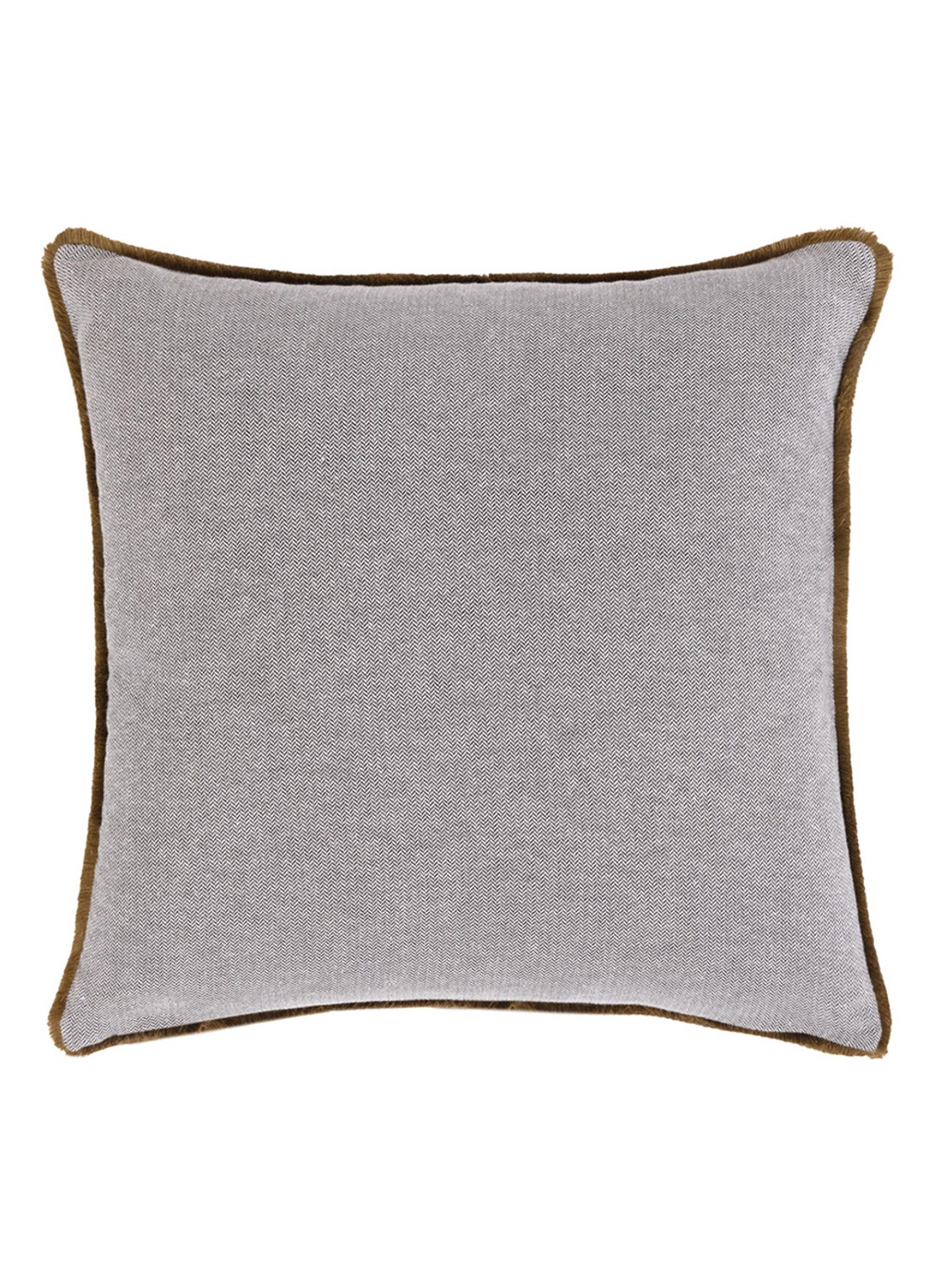 Yves Delorme Lemurien sierkussenhoes 45 x 45 cm - voorkant 3 gebroken wit