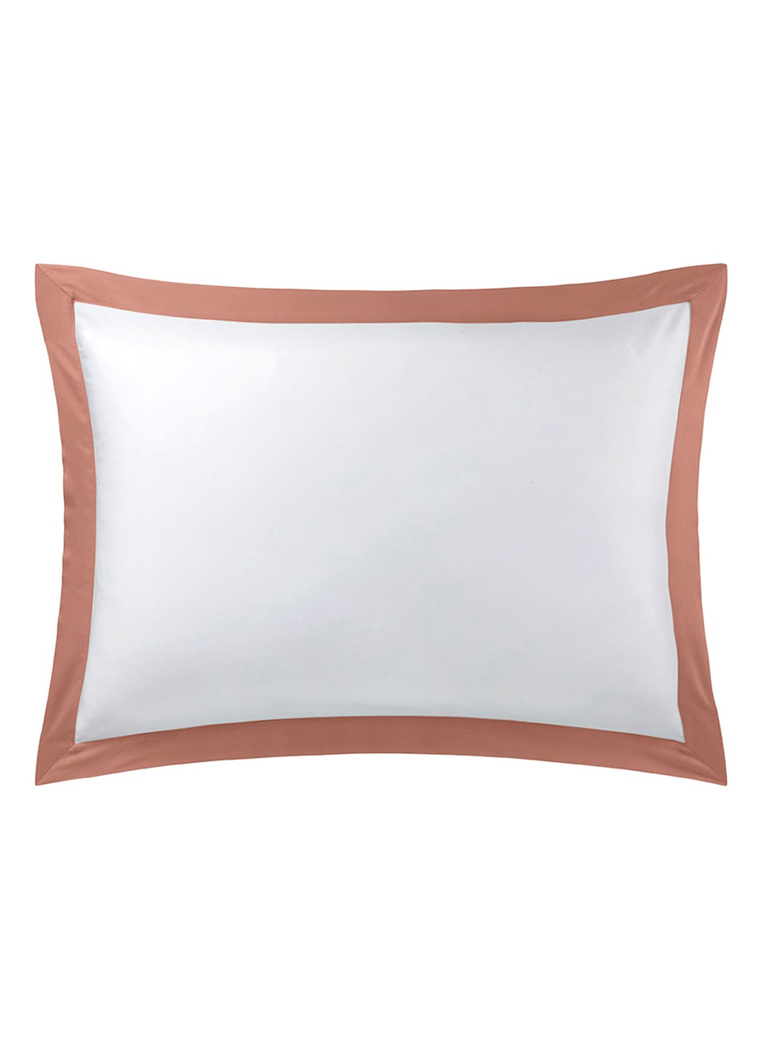 Yves Delorme Linea kussensloop 120TC - voorkant 3 oudroze