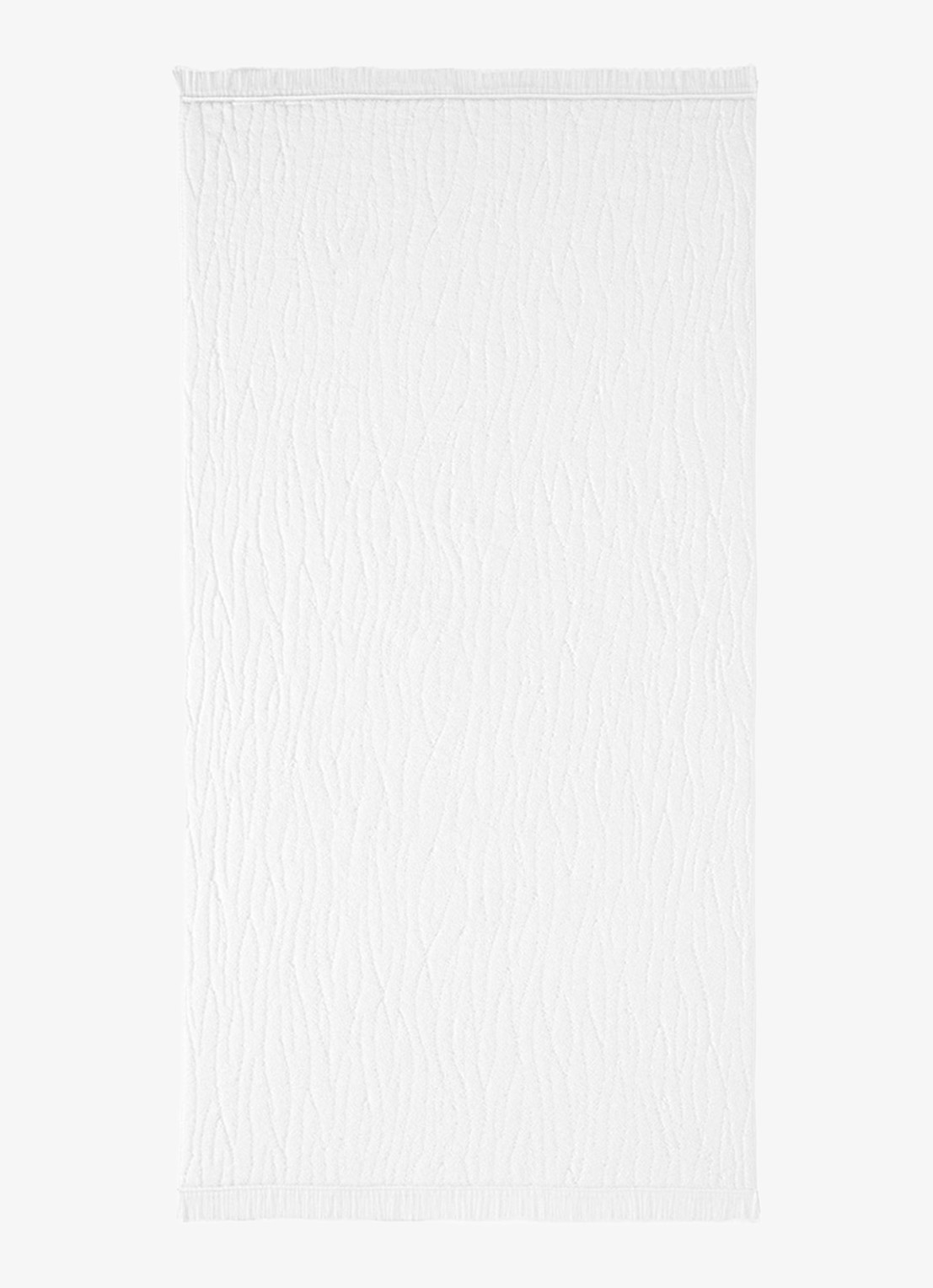 Yves Delorme Luciole badlaken - 530 gr/m2 - 70 x 140 cm - voorkant 4 wit