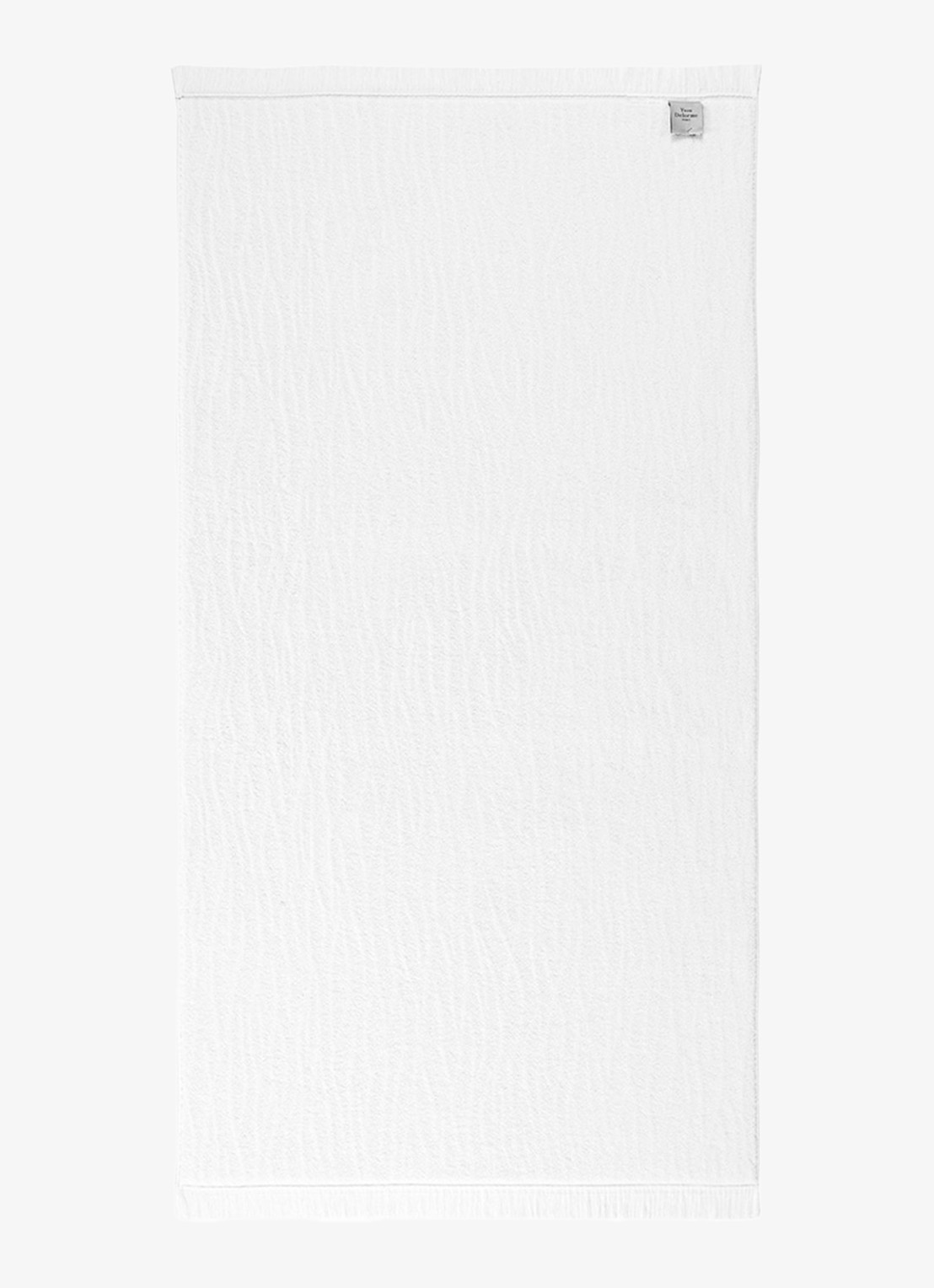 Yves Delorme Luciole badlaken - 530 gr/m2 - 70 x 140 cm - voorkant 5 wit