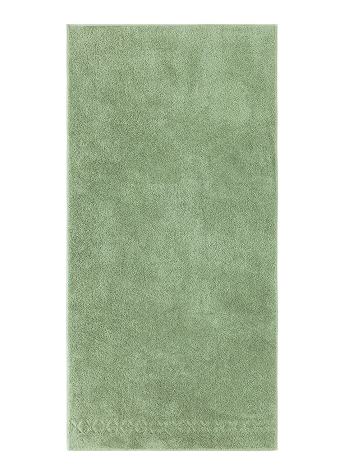 Yves Delorme Nature Amande badlaken - 550 gr/m2 - voorkant lindegroen