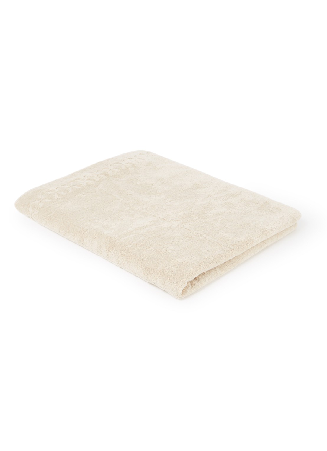 Yves Delorme Nature Amande badlaken - 550 gr/m2 - voorkant 2 beige