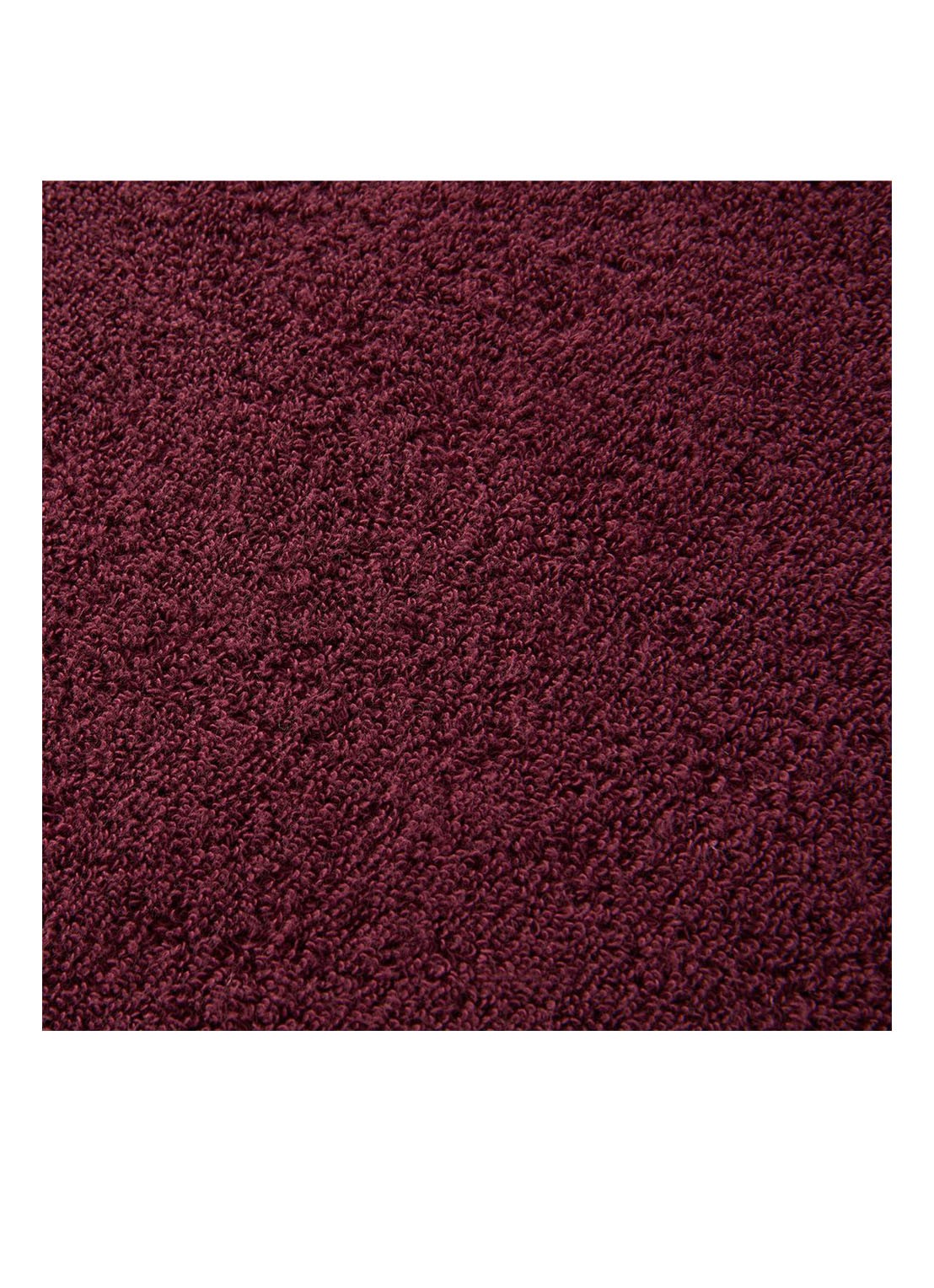 Yves Delorme Nature Amande badlaken - 550 gr/m2 - achterkant 3 aubergine