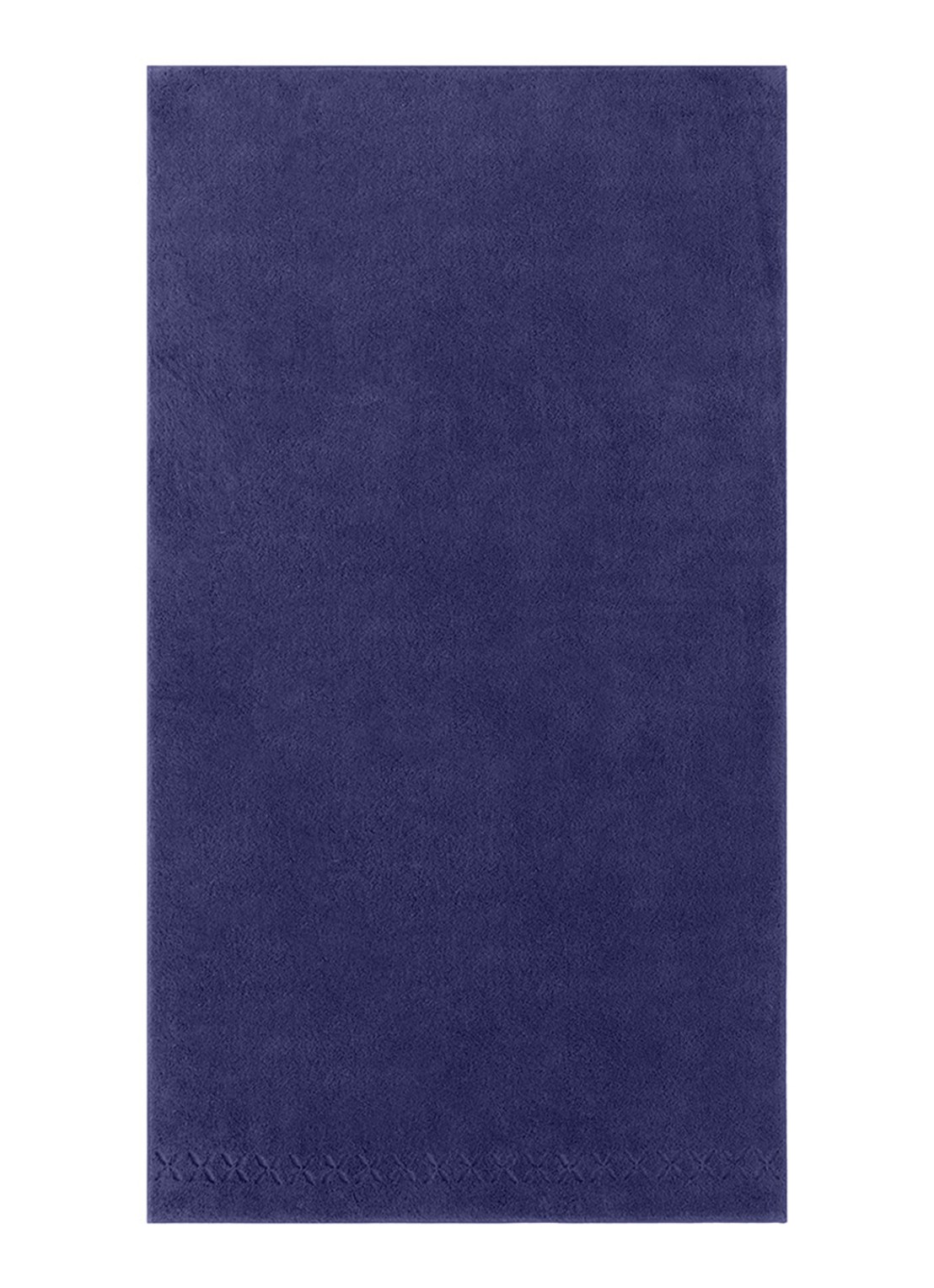 Yves Delorme Nature Amande badlaken - 550 gr/m2 - voorkant donkerblauw
