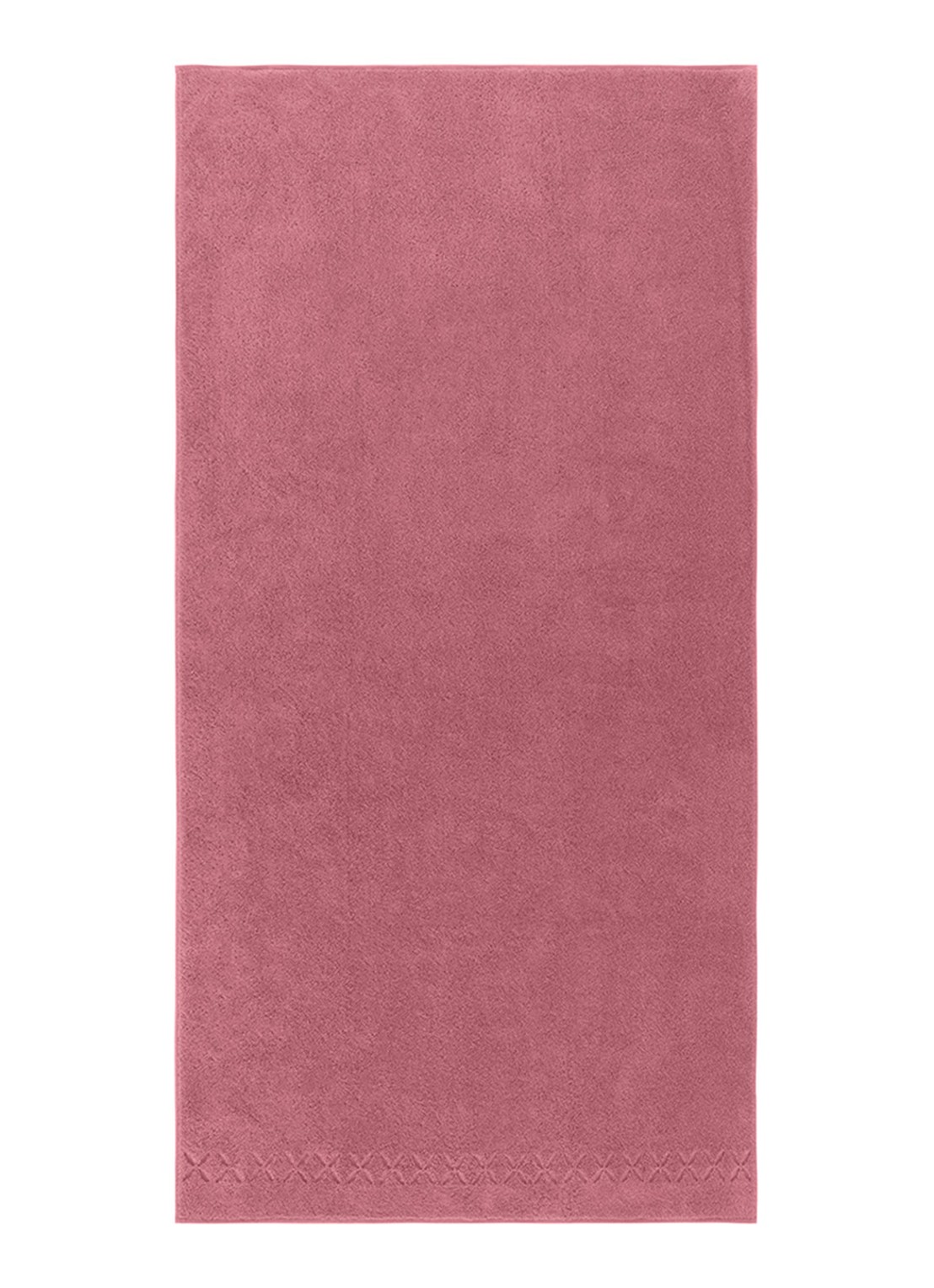 Yves Delorme Nature Amande badlaken - 550 gr/m2 - voorkant roze