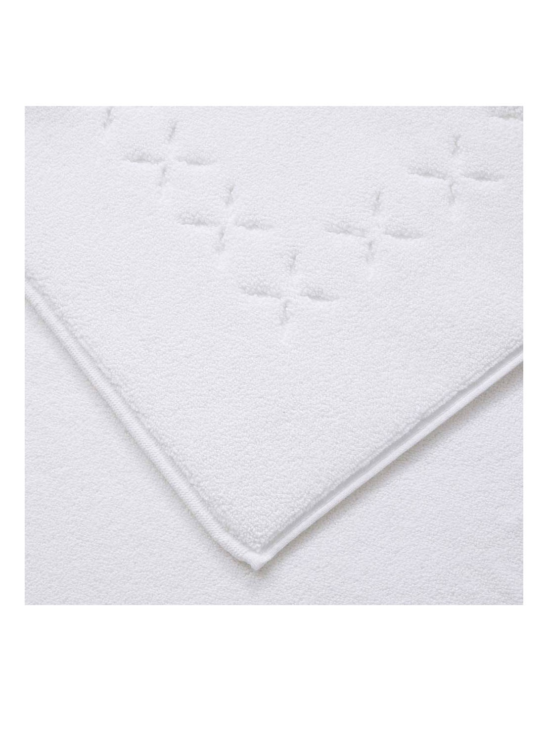 Yves Delorme Nature Amande badmat 55 x 90 cm - achterkant 3 wit